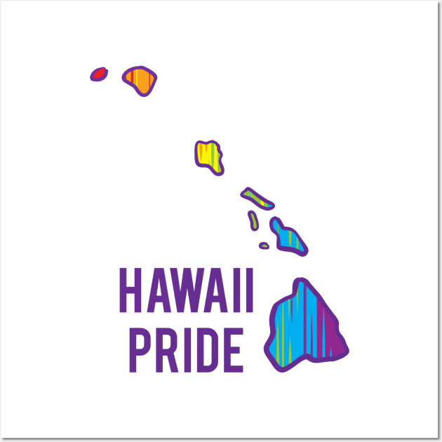 Hawaii Pride Wall Art by Manfish Inc.